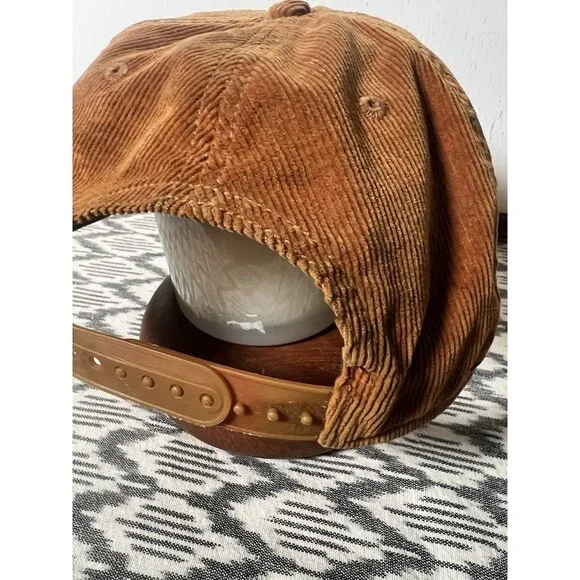 RARE Patagonia "Seazy Breezy" Fall 16’ Corduroy Hat Saddle Rust Brown - Picture 5 of 8